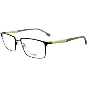 Flexon E1125 Mens Metal Eyeglass Frame 310 Matte Olive 55-17